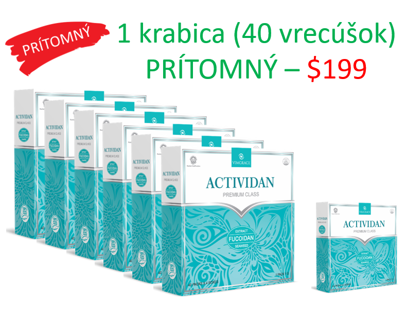 ACTIVIDAN 6 krabíc (240 vrecúšok)