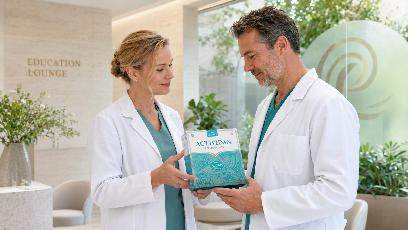 Lifestyle: For doctors. ACTIVIDAN campaign banner
