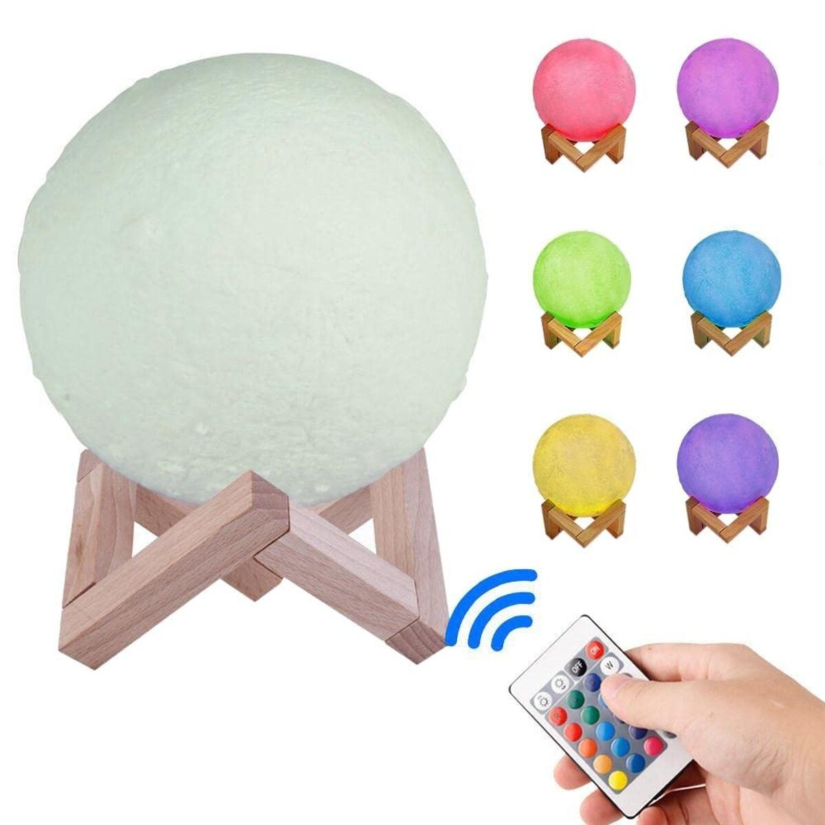 Rechargeable LED Moon Lamp Moondy White 1,5 W 3,7 V (1 Unit) (Refurbished B)