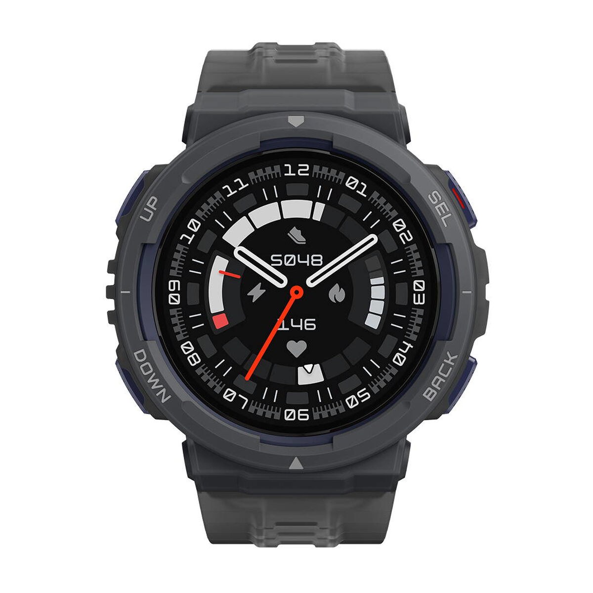 Умные часы Active Edge Чёрный Серый 1,75" 46 mm
