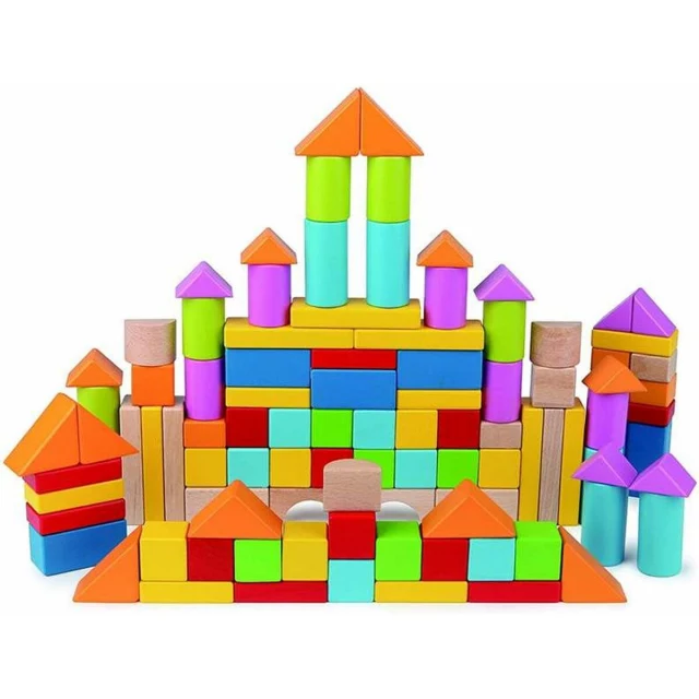 Building Blocks Game 101 Pieces 27 x 22 x 13 cm