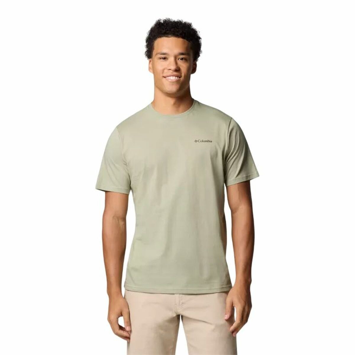 Men’s Short Sleeve T-Shirt North Cascades™ Sleeve Khaki
