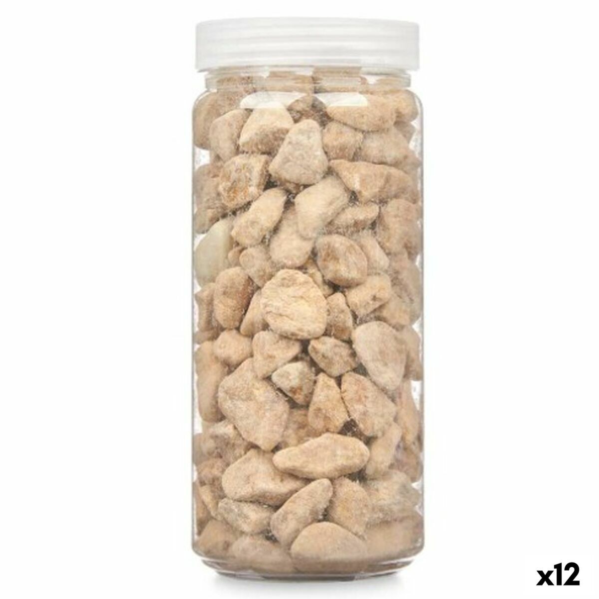 Декоративные камни Белый 10 - 20 mm 700 g 6,2 x 15,3 x 6,2 cm 6,5 x 15,8 x 6,5 cm (12 штук)