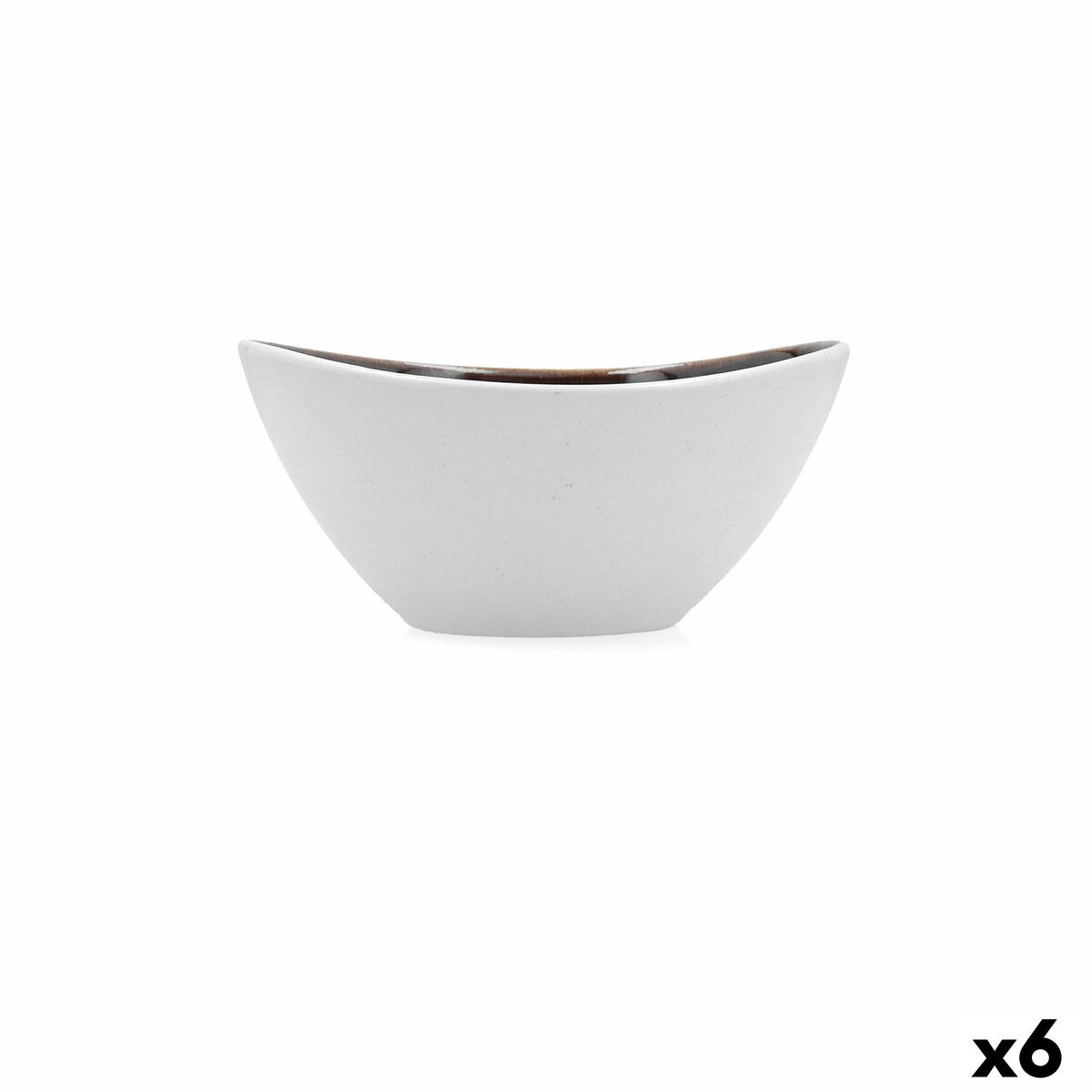 Snack Bowl Elite Brown Ceramic 16,5 x 14 x 7,7 cm (6 Units)