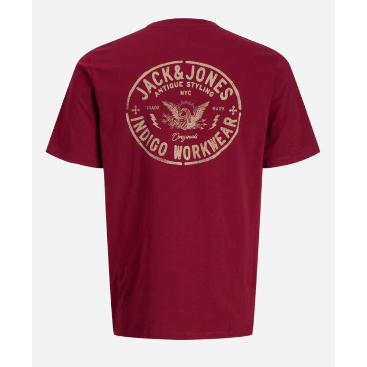 Men’s Short Sleeve T-Shirt JORRETRO TEE SS CREW NECK SMU 12288009 Red