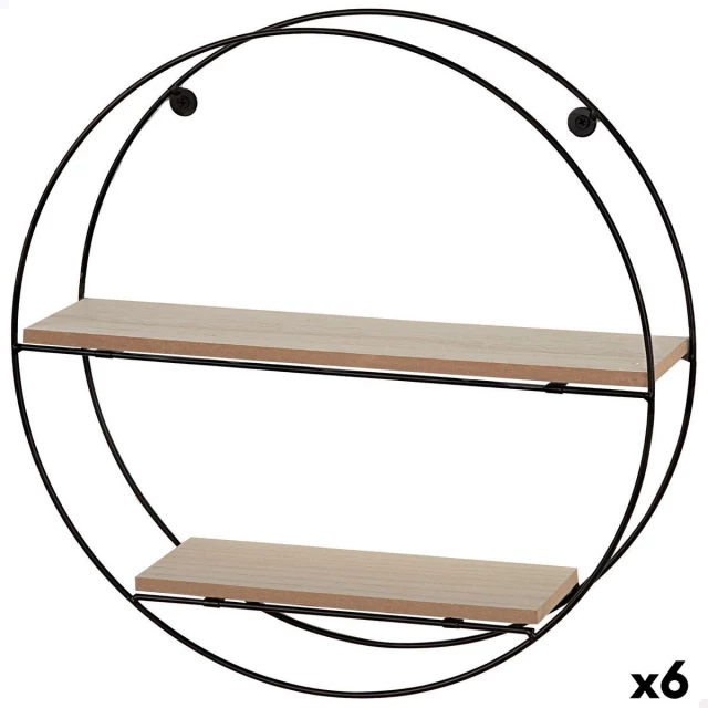 Полка Железо Деревянный MDF 40 x 40 x 10 cm (6 штук)