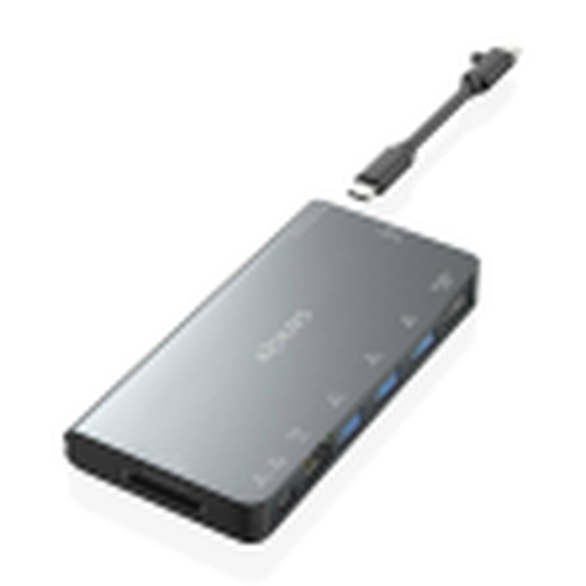 USB-разветвитель ASUC-8P015-GR Серый Разноцветный 100 W