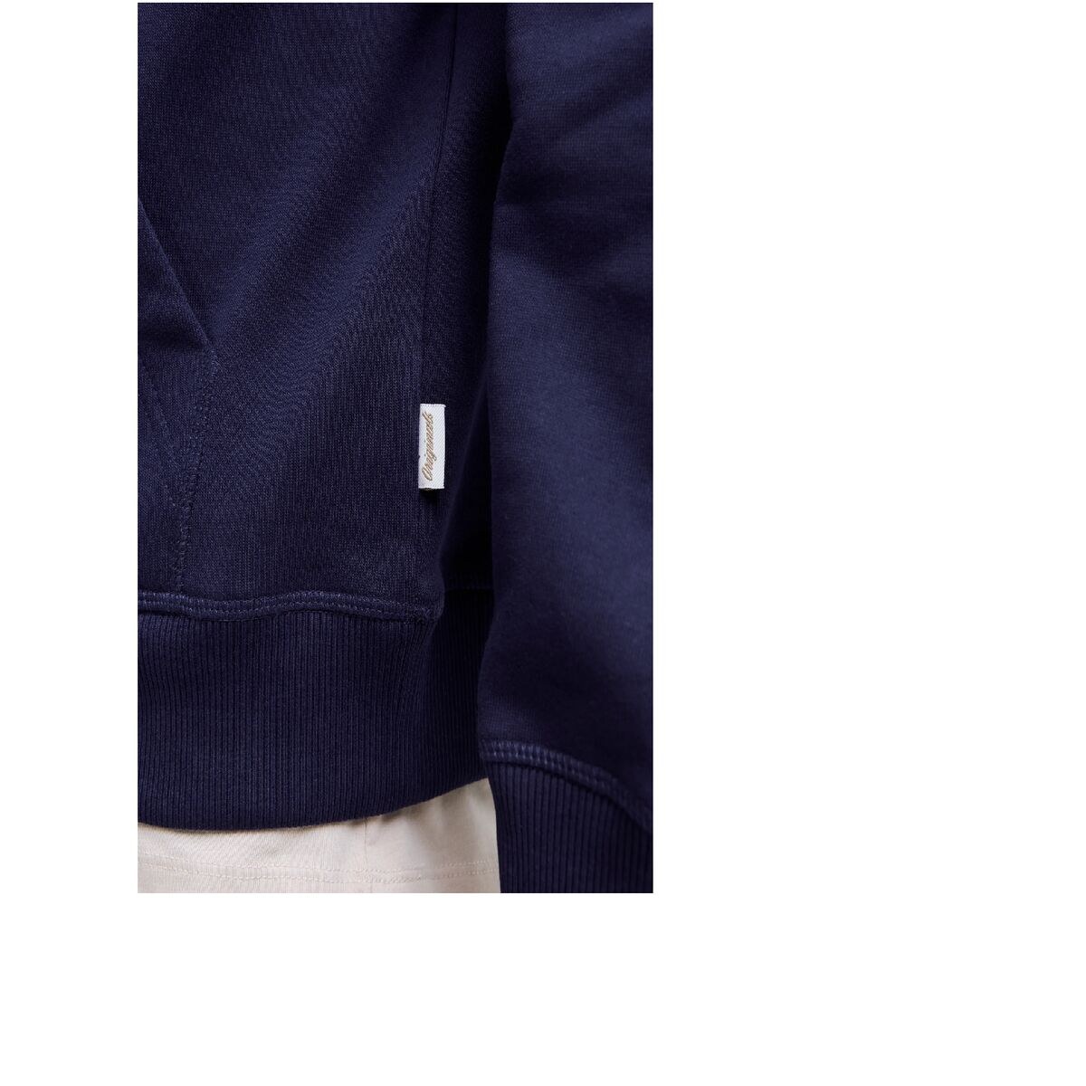 Толстовка с капюшоном мужская JORNORREBRO EMB SWEAT HOOD NOOS 12282861 Тёмно Синий