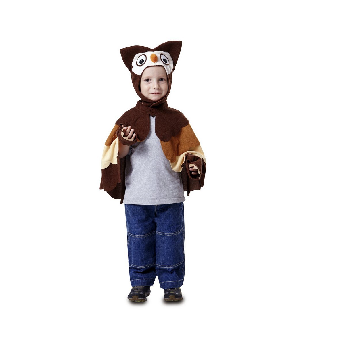 Costume for Children Owl S 1-2 years Brown