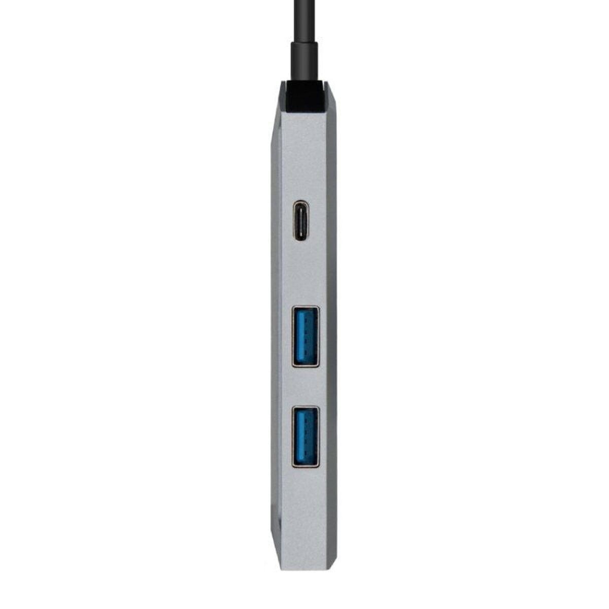 USB-C-разветвитель ASUC-4P002-GR Серый 100 W