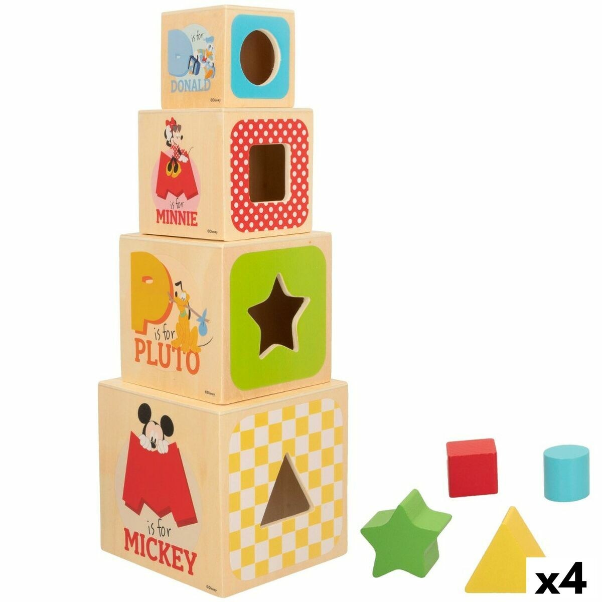 Складываемые кубики 8 Предметы 4 штук 12,2 x 12,2 x 12,2 cm