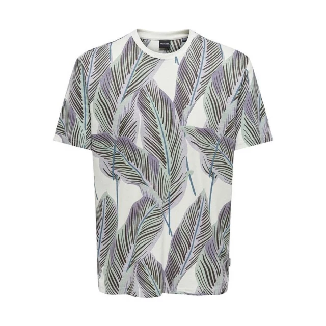 Men’s Short Sleeve T-Shirt Onskobe Reg Blue