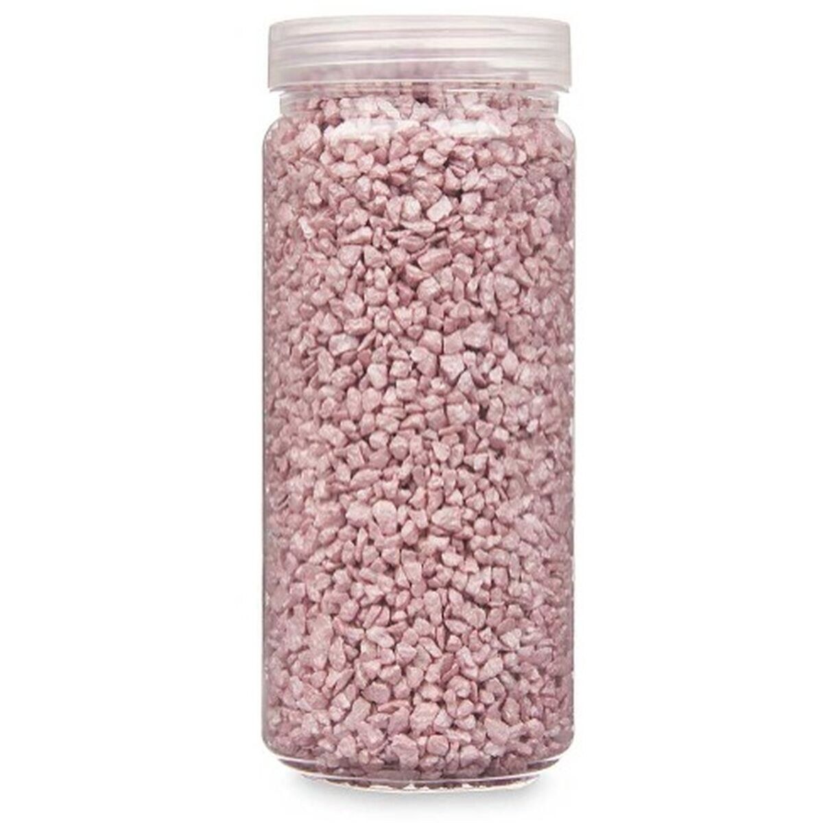 Декоративные камни Розовый 2 - 5 mm 700 g 6,5 x 15,5 x 6,5 cm 6,2 x 15,3 x 6,2 cm (12 штук)