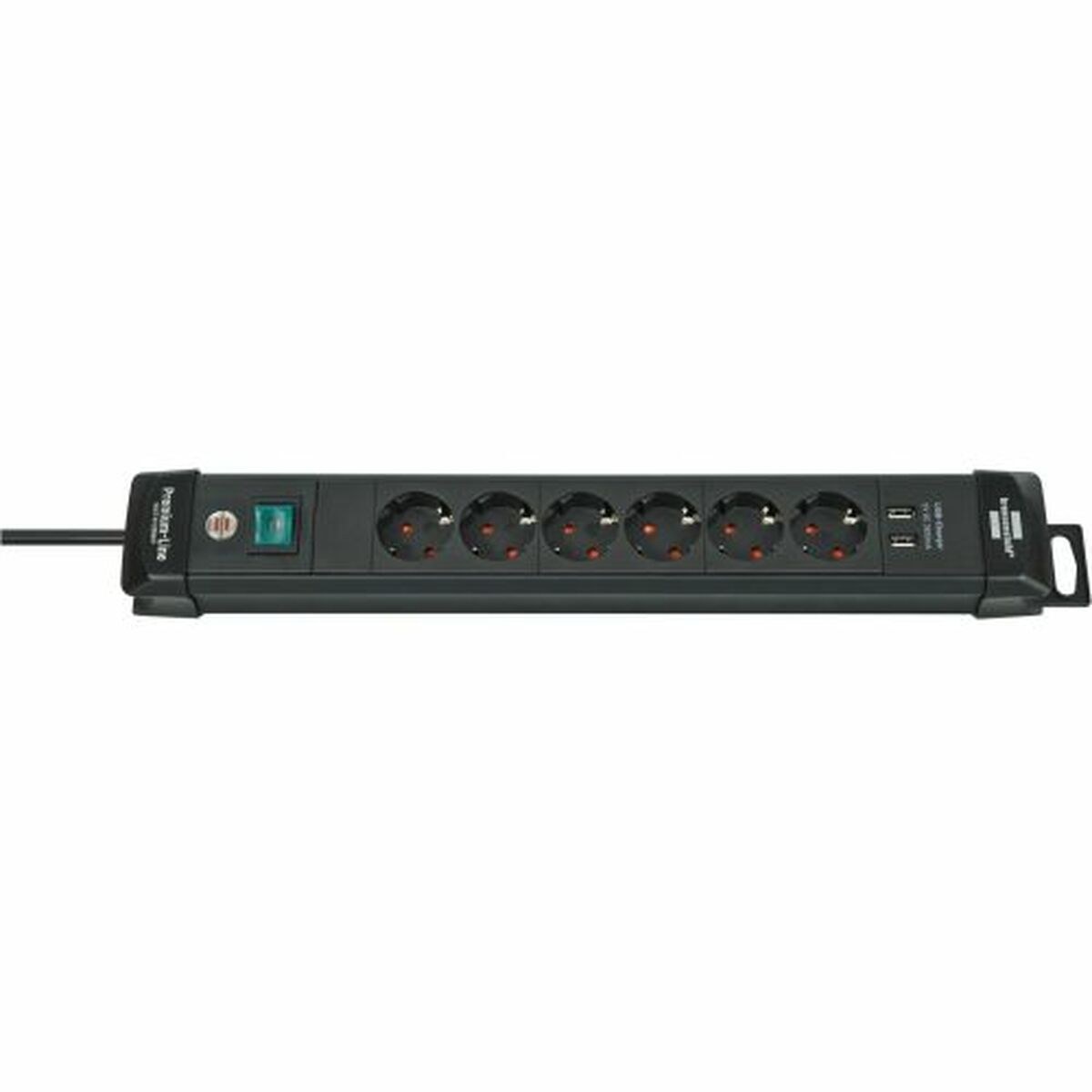 Сетевой фильтр 6 Tomas с выключателем Premium-Line 3600 W (3 m)