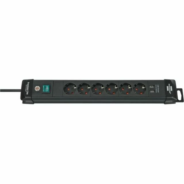 Сетевой фильтр 6 Tomas с выключателем Premium-Line 3600 W (3 m)