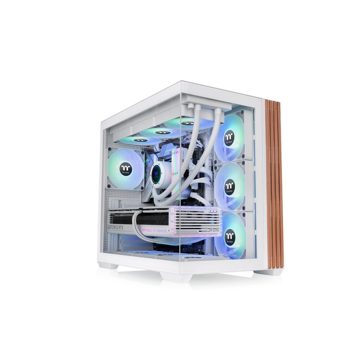 ATX Semi-tower Box View 380 WS ARGB White