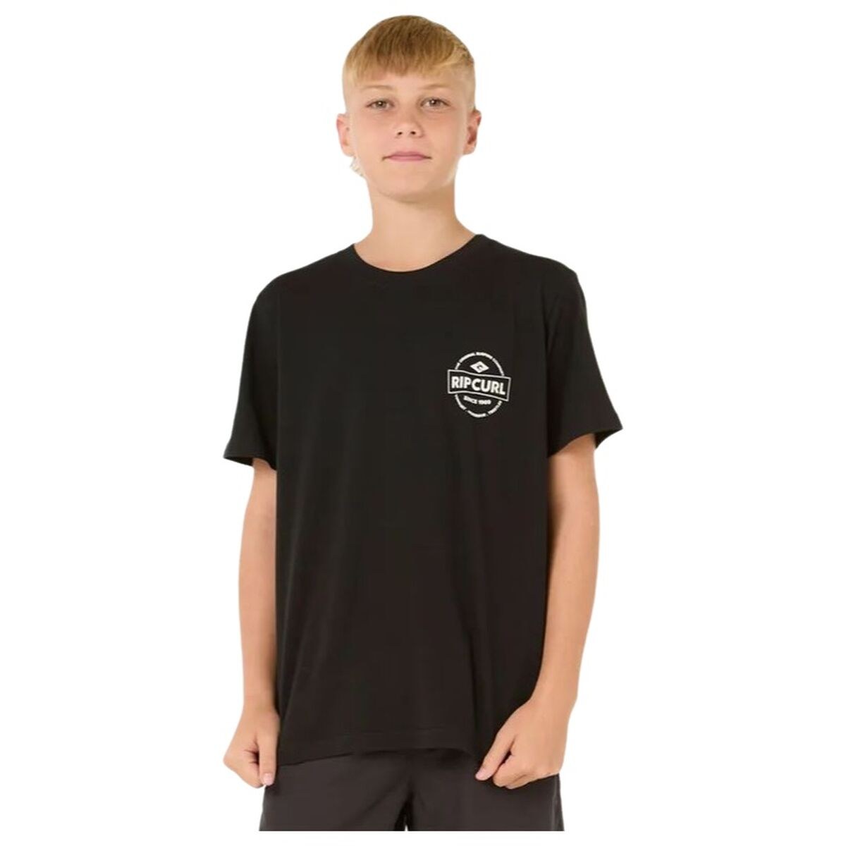 Child's Short Sleeve T-Shirt Staple Black