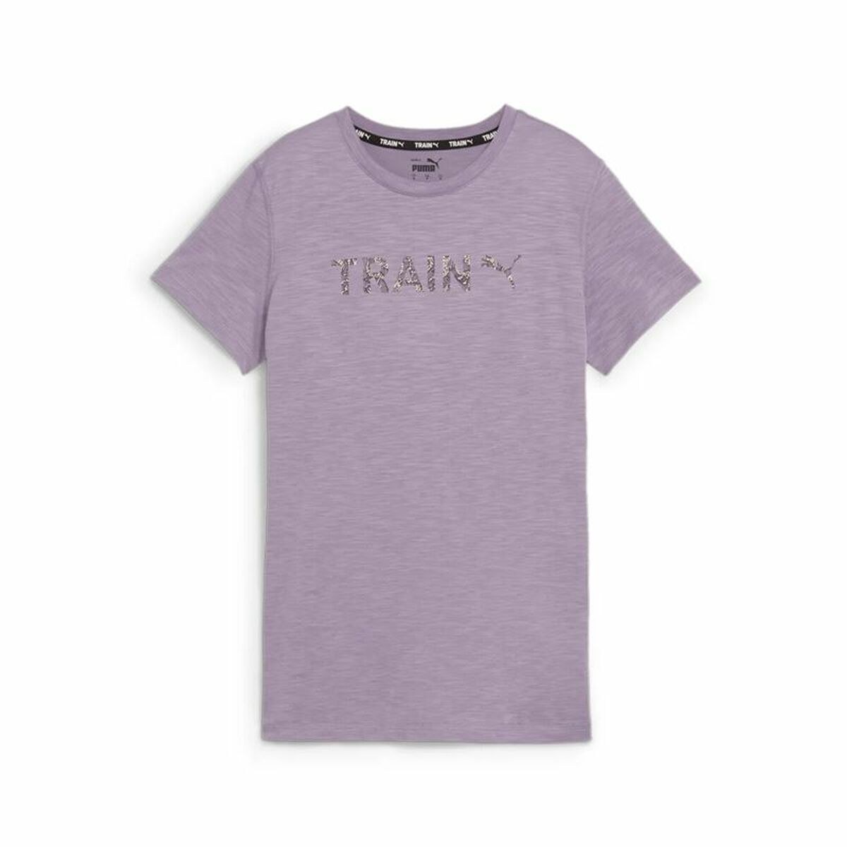 Women’s Short Sleeve T-Shirt Graphic Train Lavendar