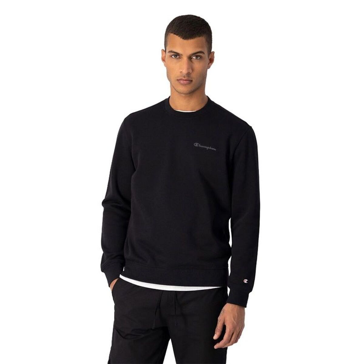 Men’s Sweatshirt without Hood Black