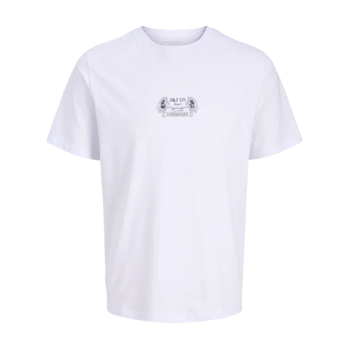 Men’s Short Sleeve T-Shirt JORRETRO TEE SS CREW NECK SMU 12288009 White
