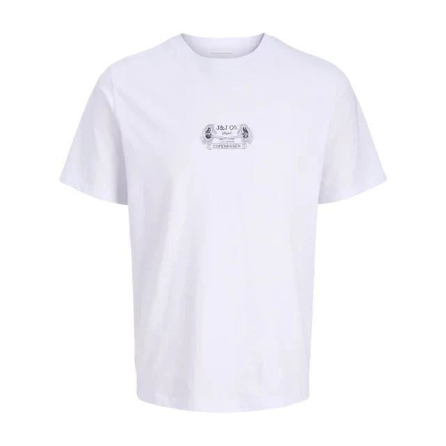 Men’s Short Sleeve T-Shirt JORRETRO TEE SS CREW NECK SMU 12288009 White