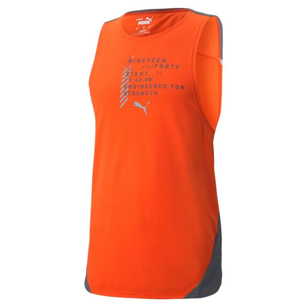 Men's Sleeveless T-shirt Train Everfresh Tank M Orange