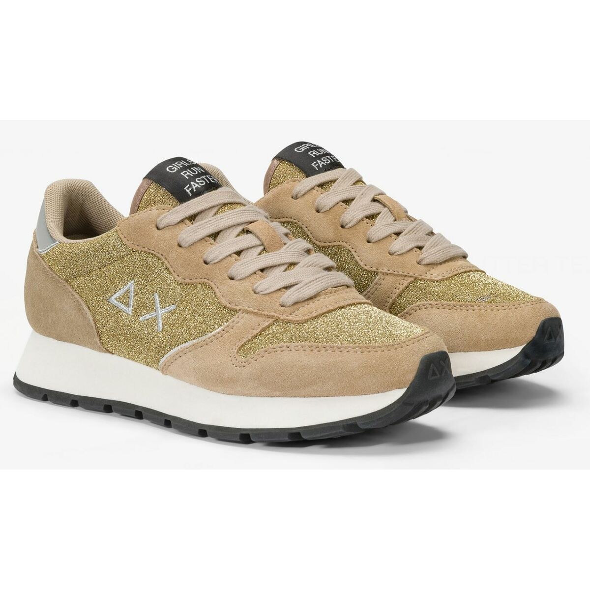 Женские спортивные кроссовки ALLY GLITTER TEXTILE Z44204 Коричневый