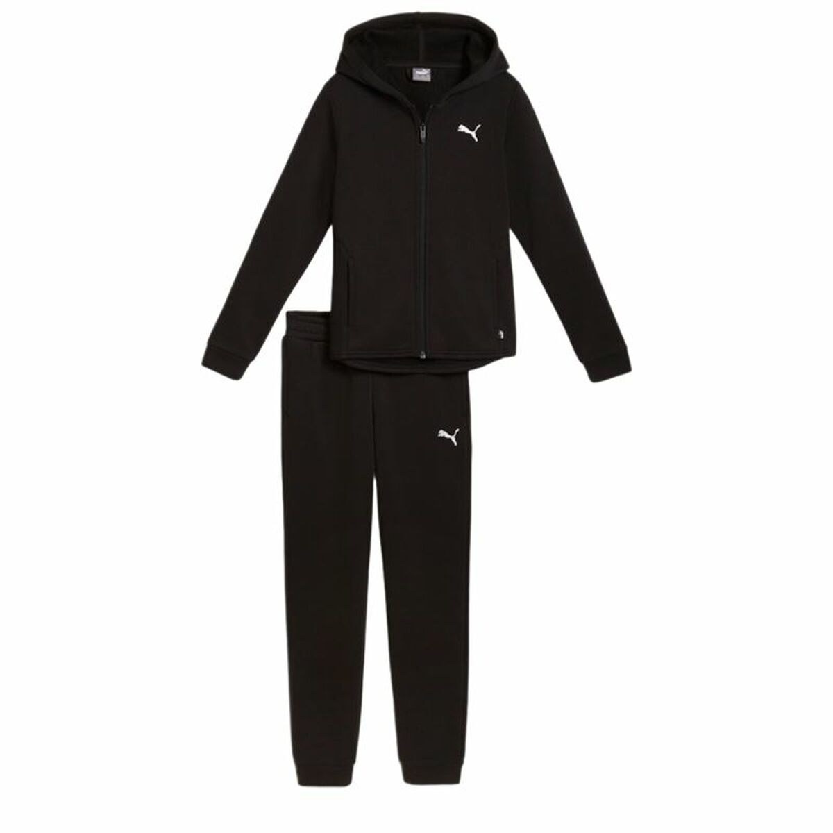 Детский спортивных костюм Hooded Sweat Suit Flecce Cl Чёрный
