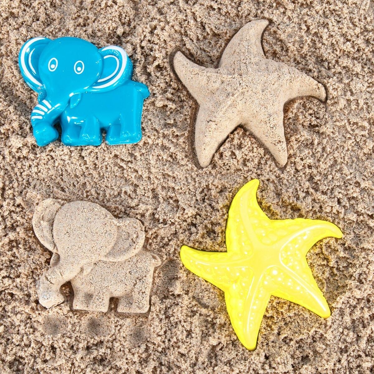 Beach toys set 40 x 22 x 20 cm (4 Units)