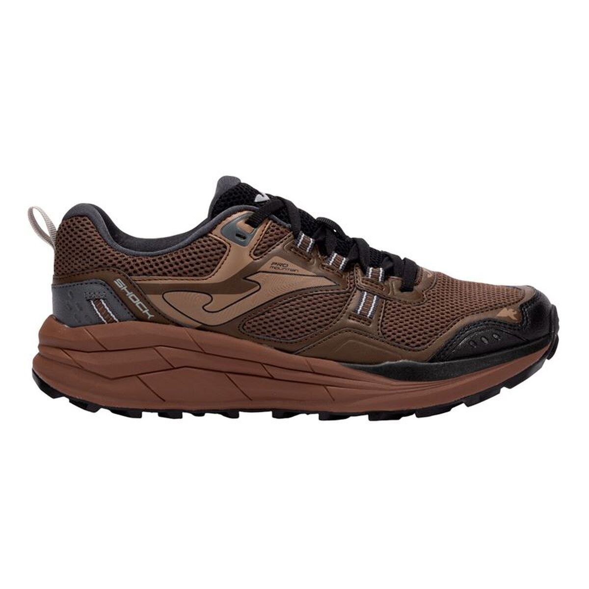 Men's trail running shoes (mountain running) Shock 2524 Brown