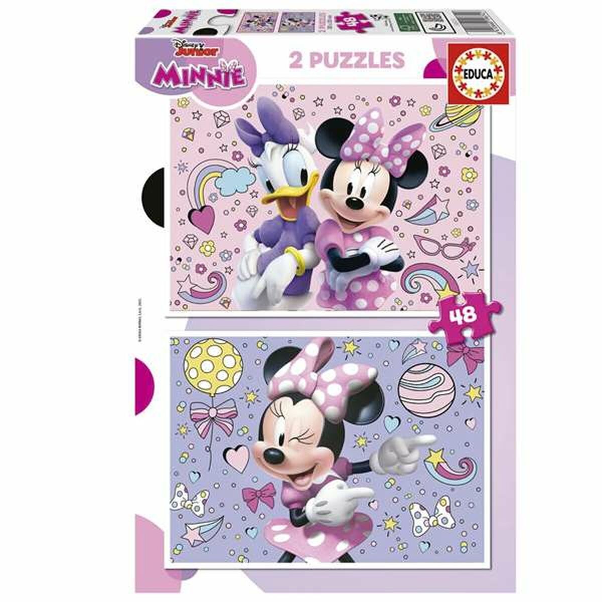 Набор из 2 пазлов Minnie Mouse 48 Предметы