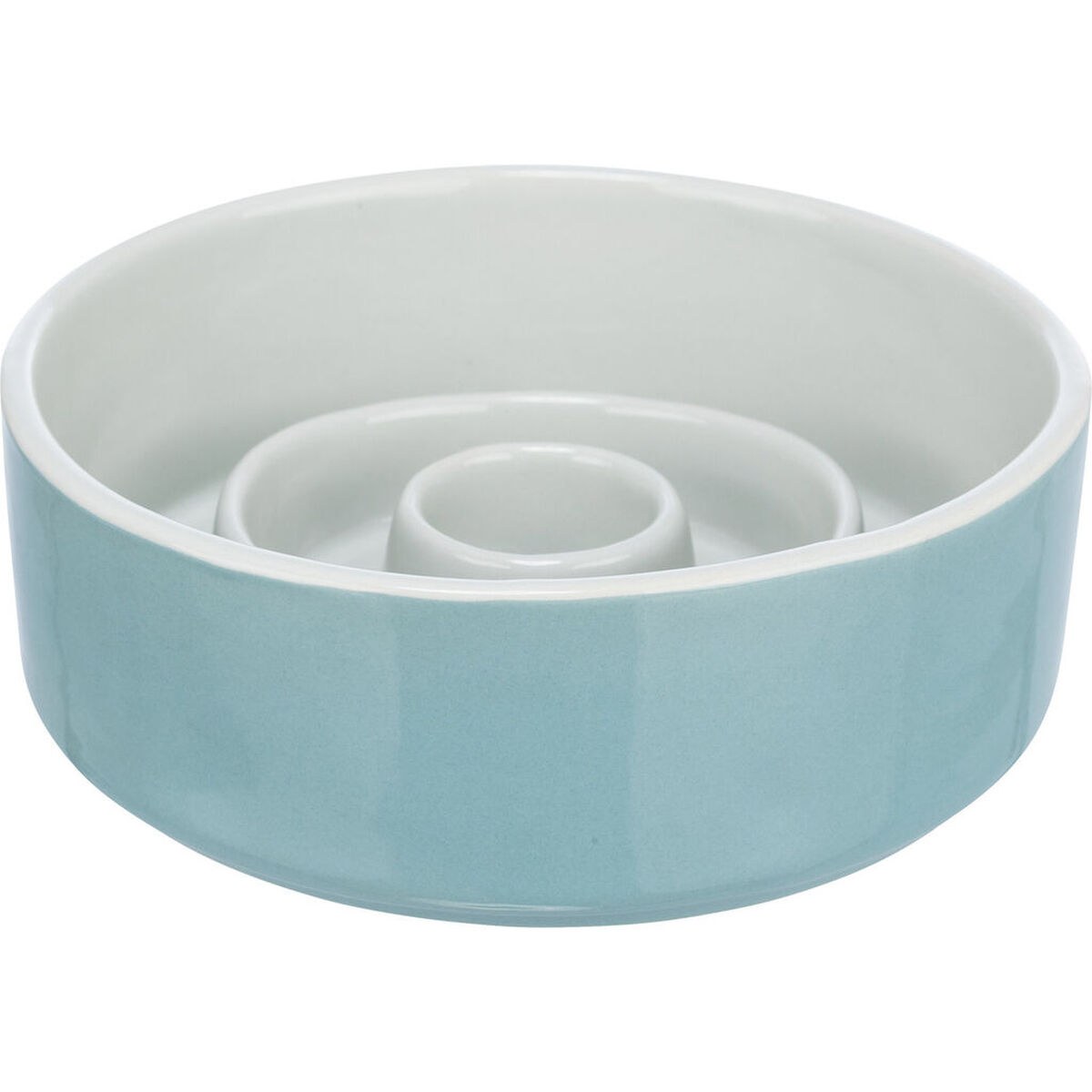 Кормушка для собак Slow Feeding Синий Серый Ø 14 cm 450 ml