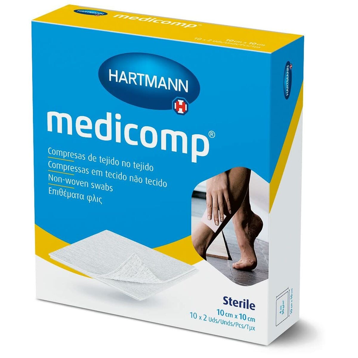 Стерильная марля Medicomp 10 x 10 cm 20 штук