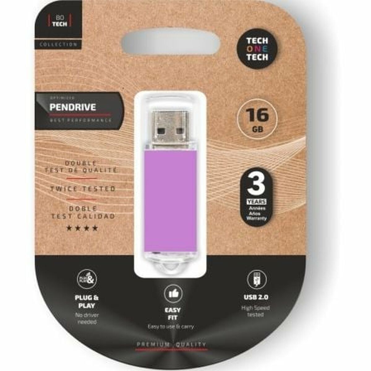 USB stick Basic Purple 16 GB