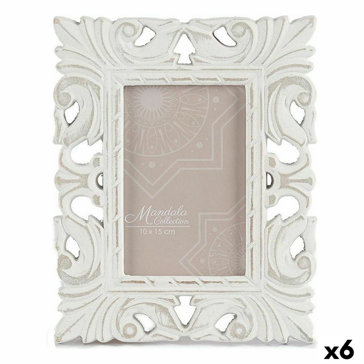 Фото рамка Белый Деревянный MDF эвкалиптовое дерево (6 штук)