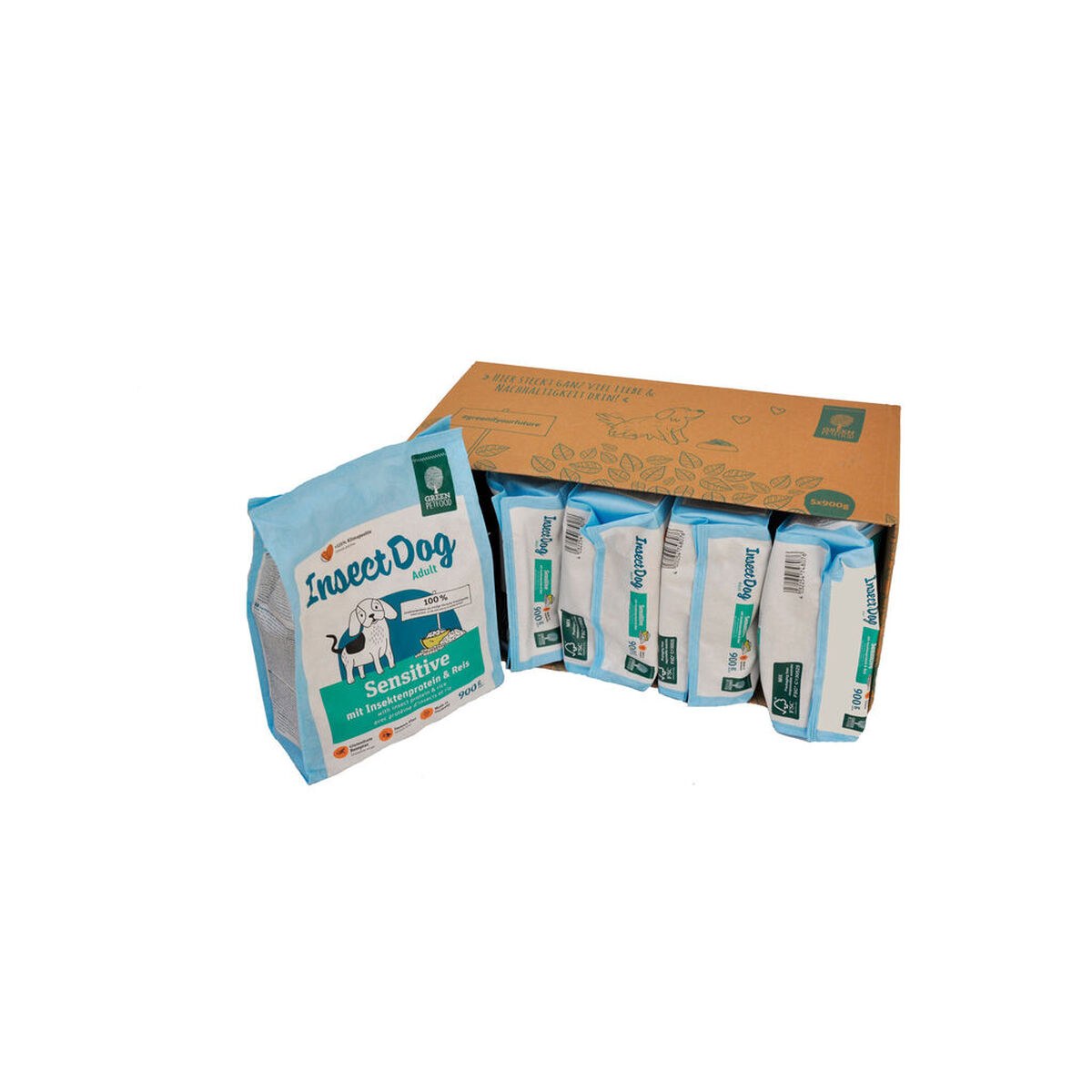Фураж InsectDog Sensitive 5 x 900 gr