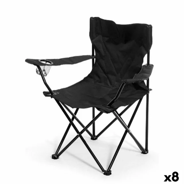 Fishing Chair Black 79 x 47 x 79 cm (8 Units)