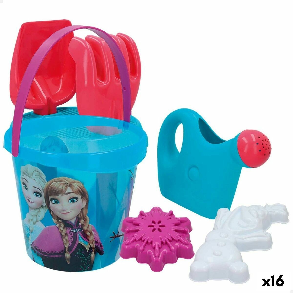 Набор пляжных игрушек Ø 18 cm (16 штук)