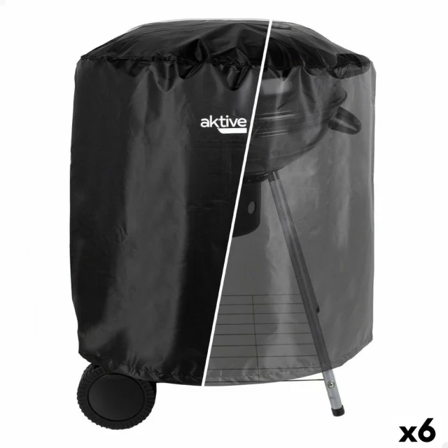 Protective Cover for Barbecue Black 6 Units 69,5 x 67 x 69,5 cm