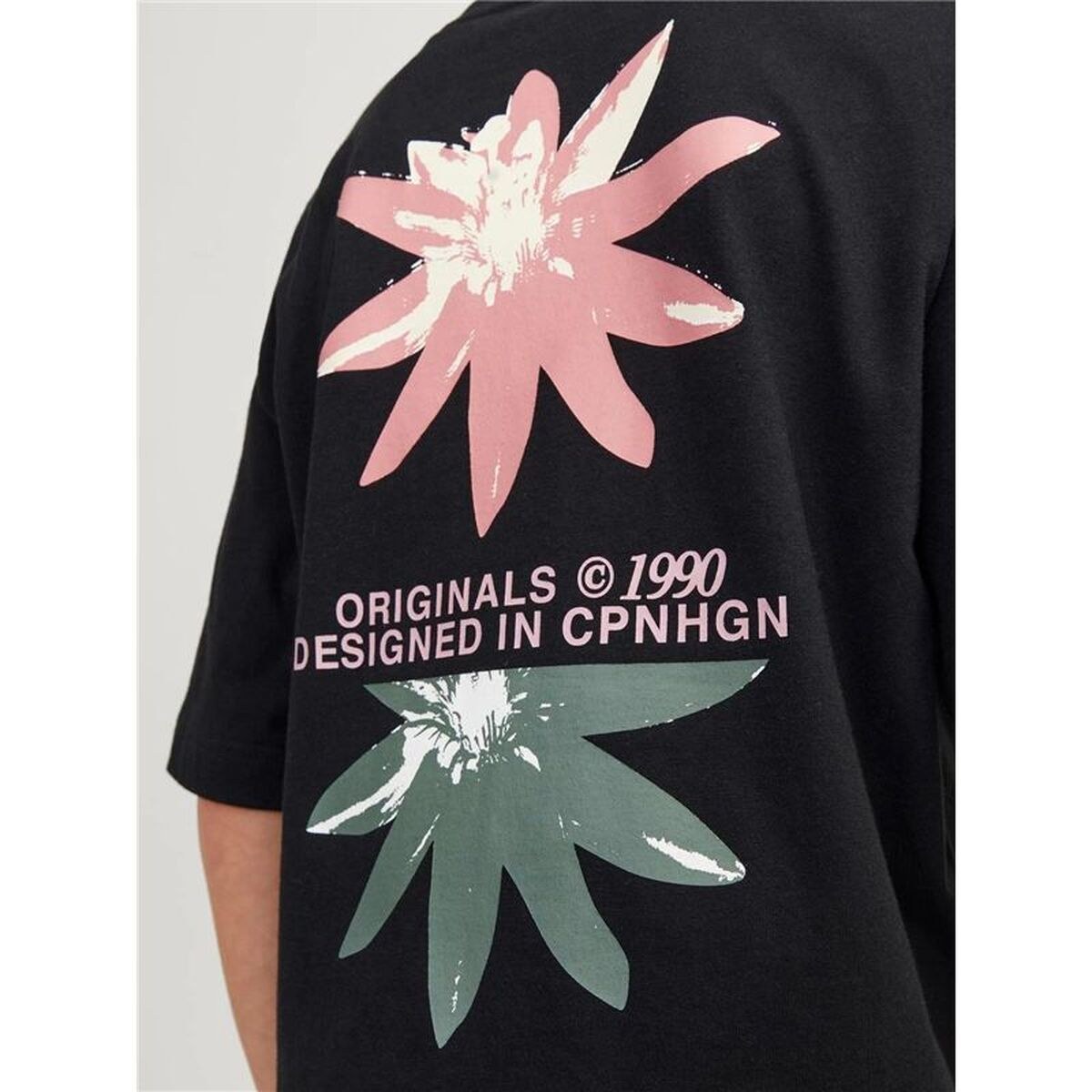 Child's Short Sleeve T-Shirt tampa Back Black