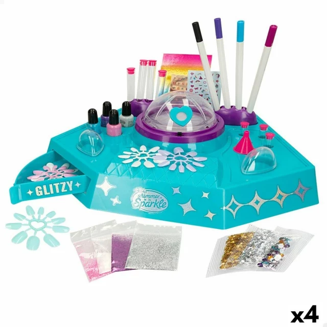 Маникюрный набор Shimmer 'n Sparkle 36 x 11 x 27 cm 4 штук Детский