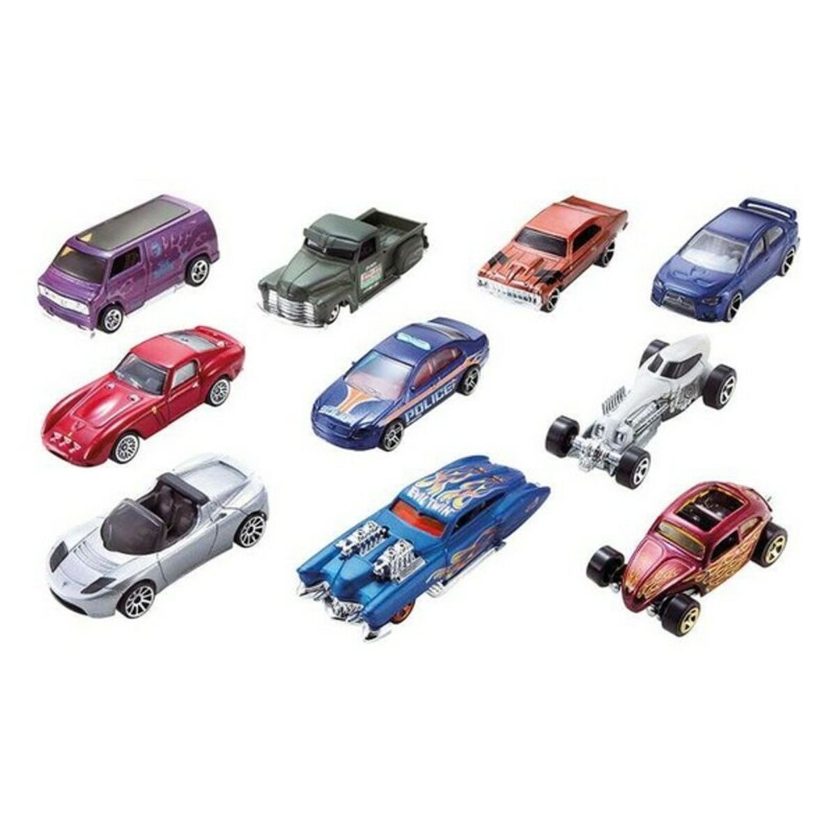 Набор машинок Металл (10 Pcs)