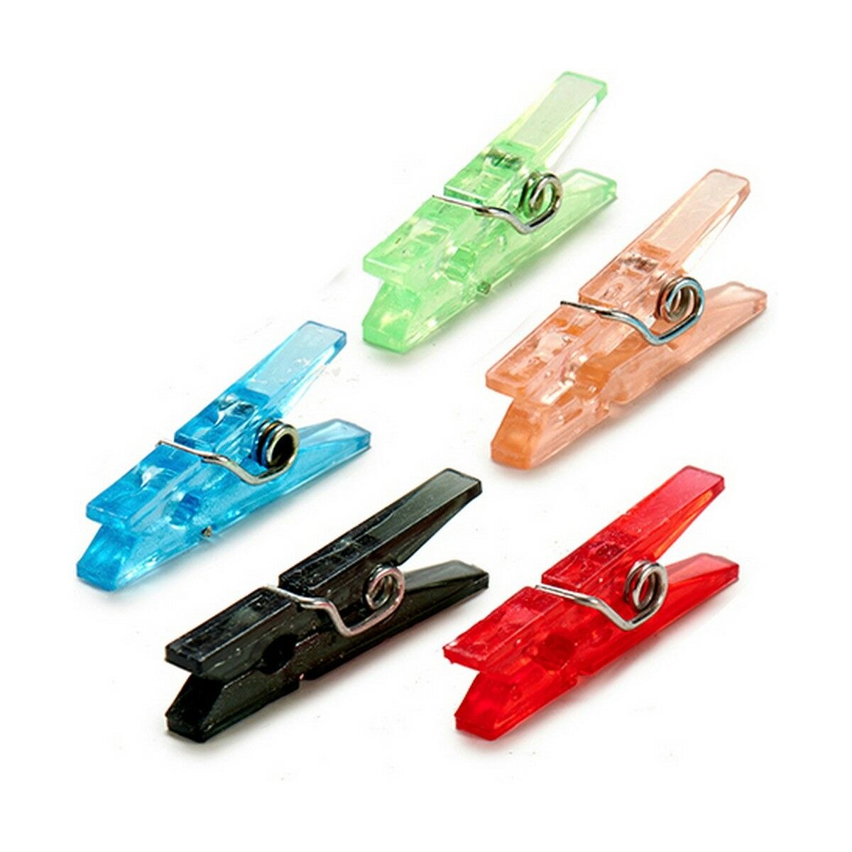 Clamps Multicolour Plastic (24 Units)