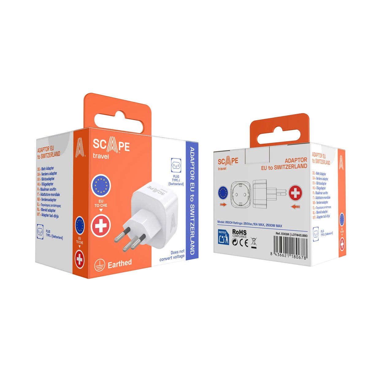 Plug adapter 850CH Plastic