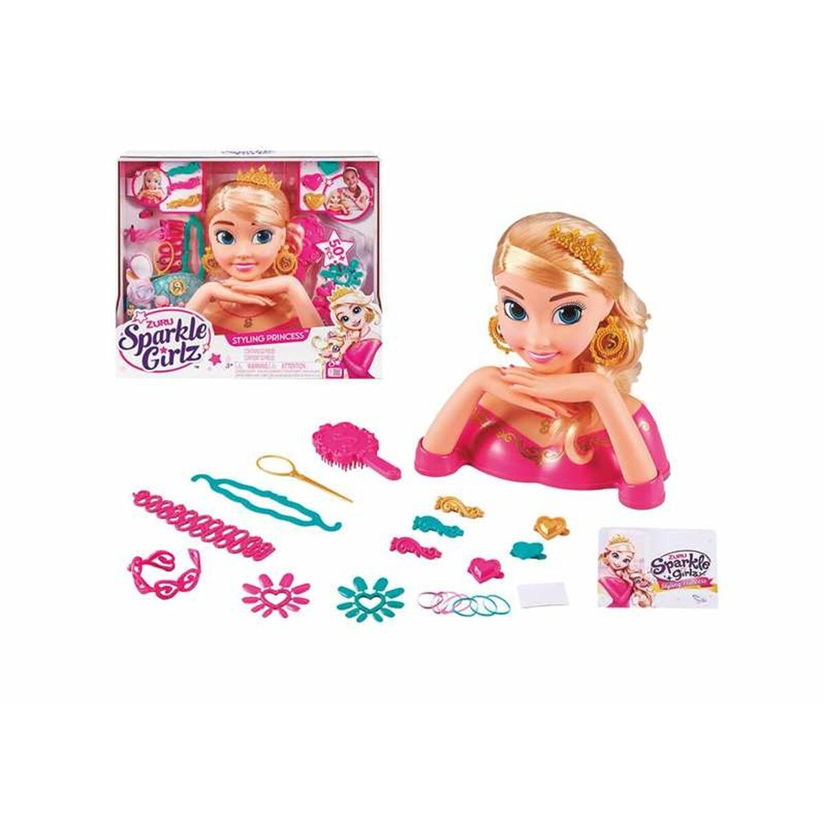 Hairdressing Doll Sparkle Girlz Bust