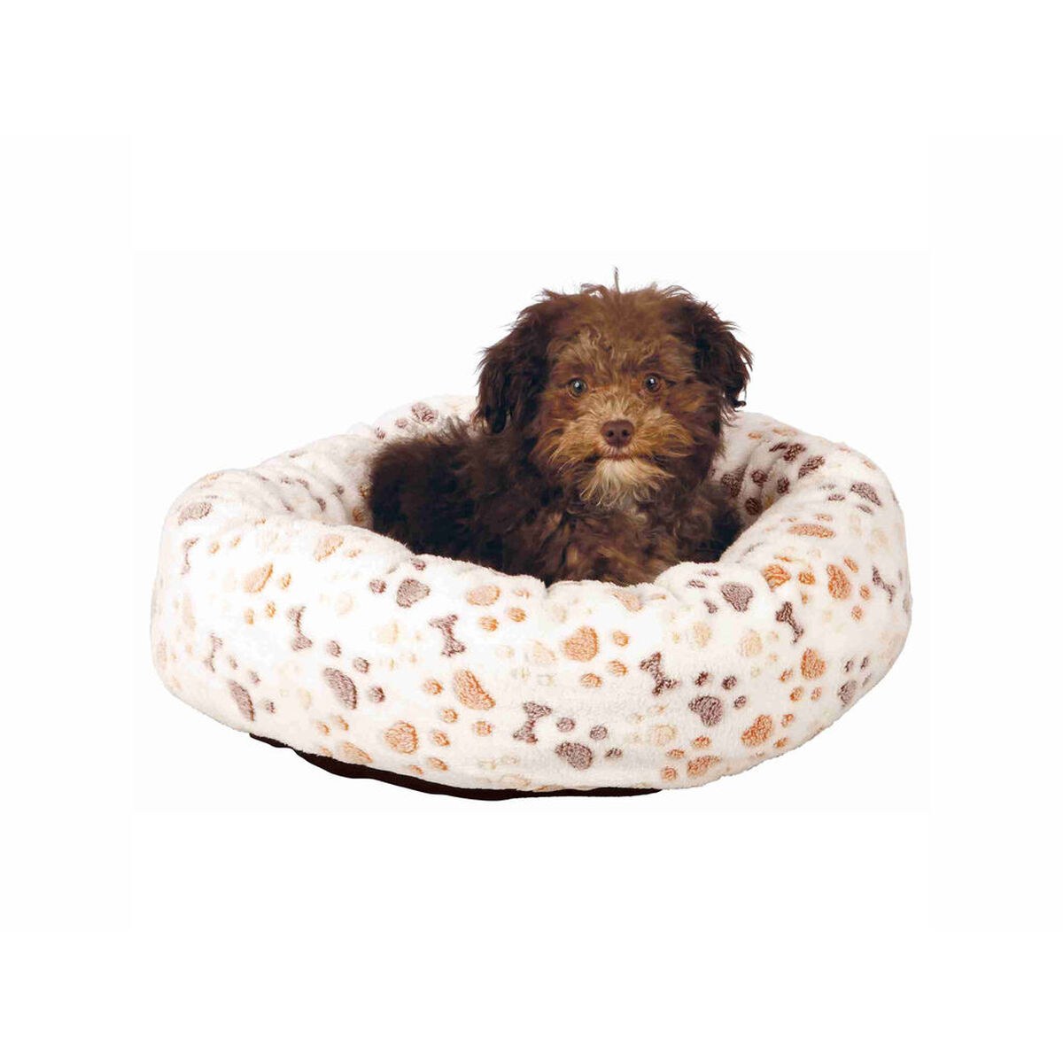 Dog Bed Lingo White Beige 50 × 40 cm