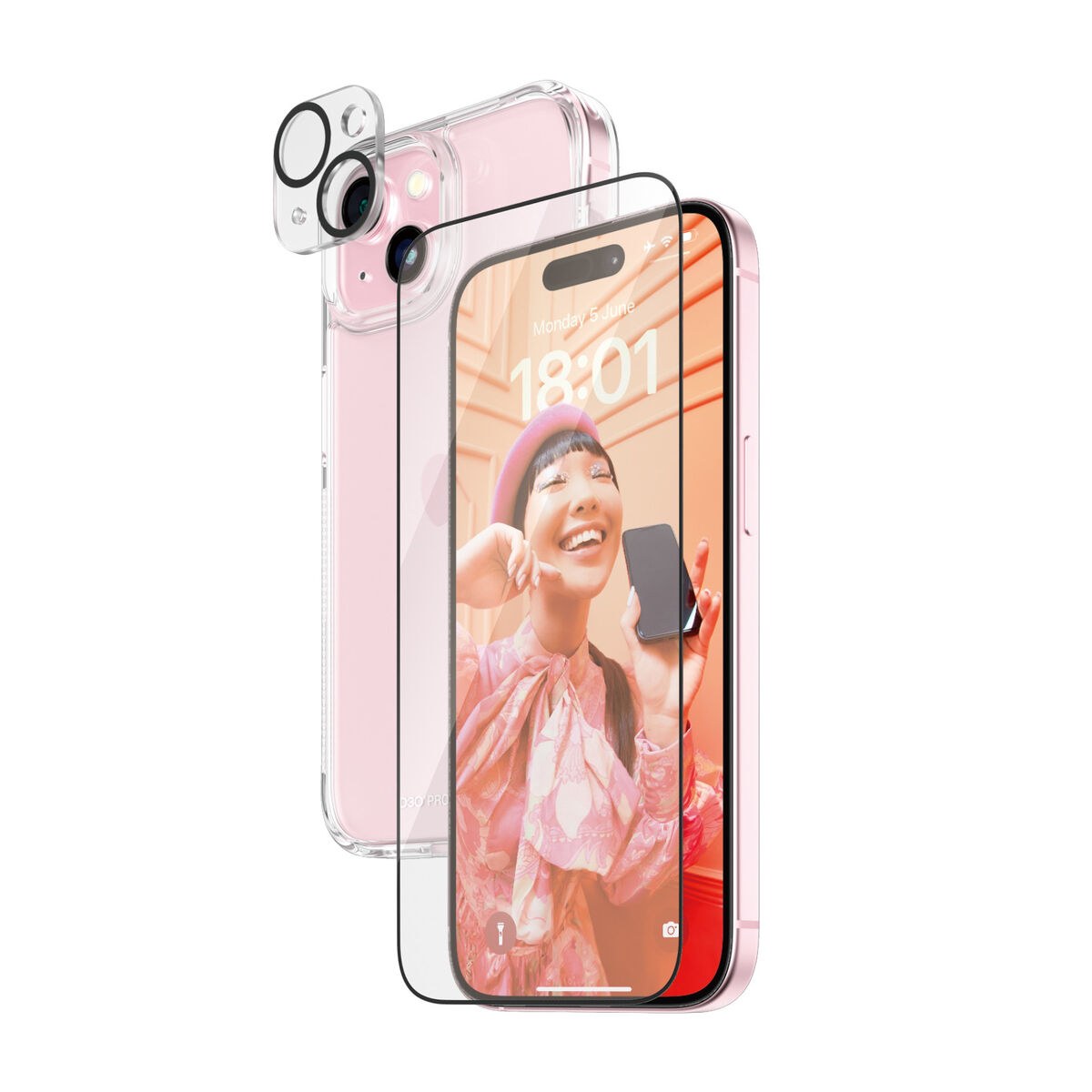 Защита для экрана для телефона B1172+2809 Apple iPhone 15
