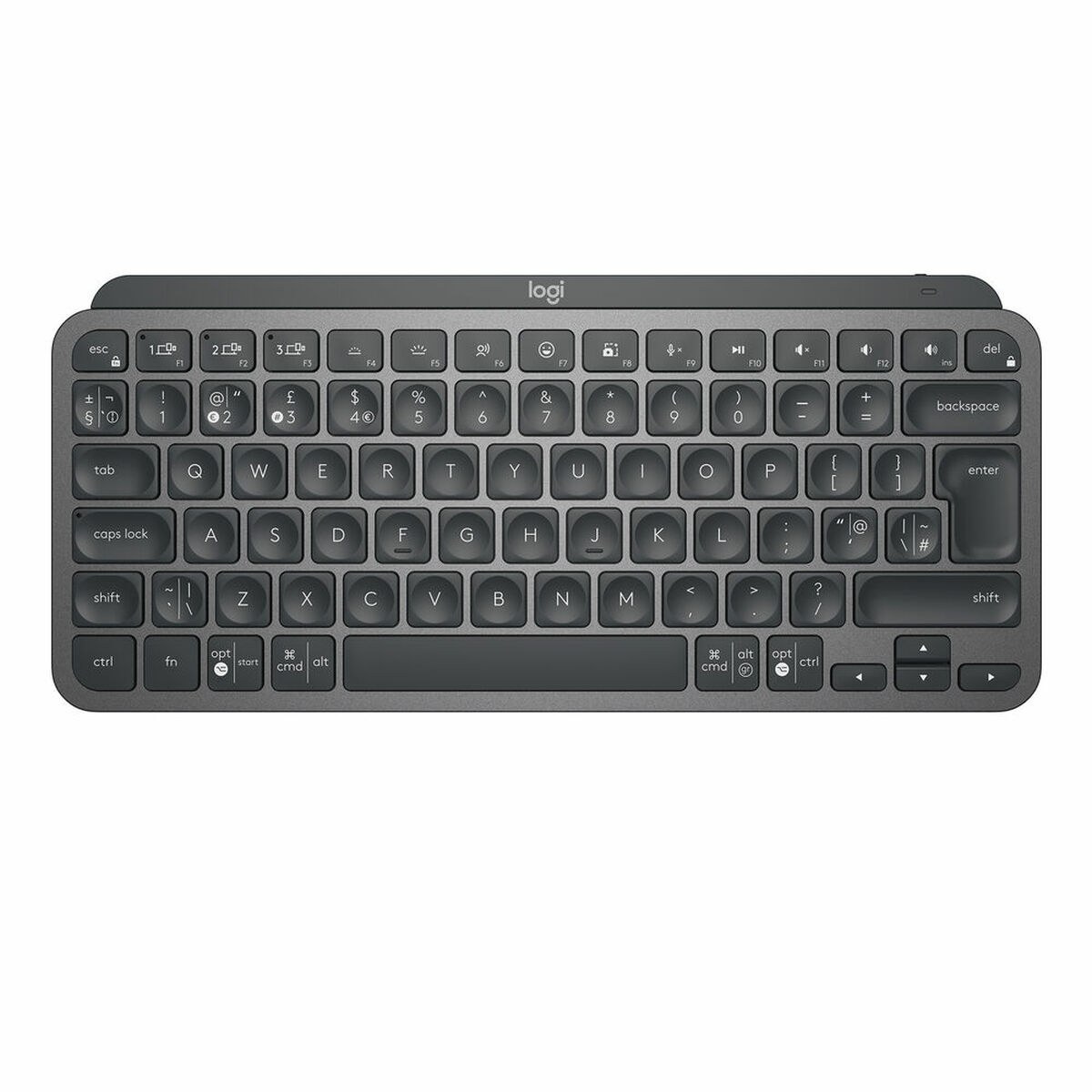 Keyboard 920-010498 Bluetooth Black English EEUU Grey Graphite QWERTY