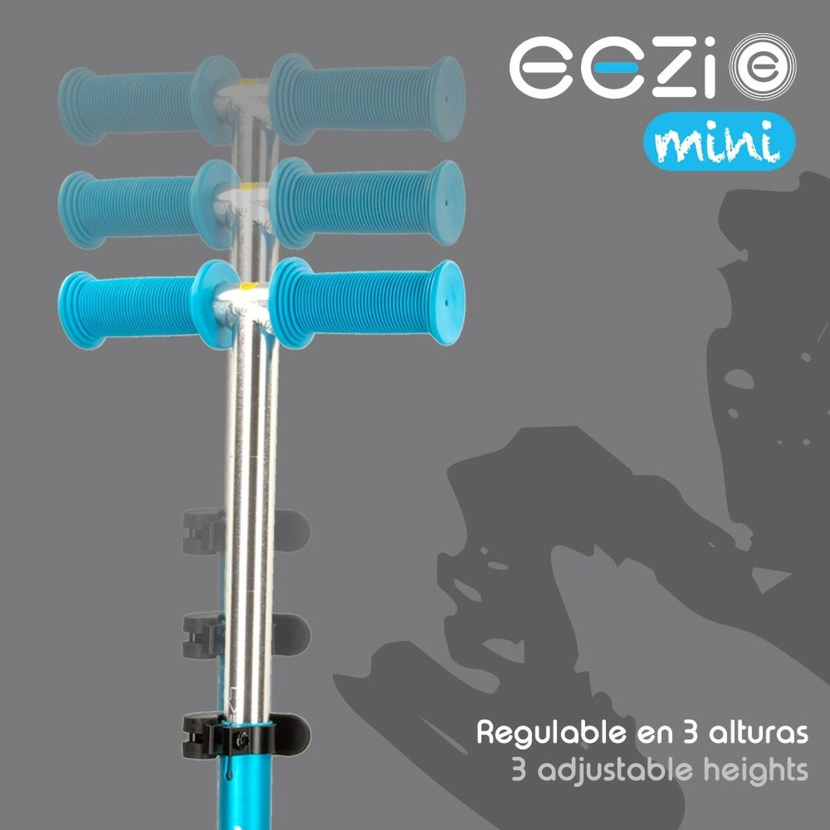 Scooter Polyurethane Aluminium Blue