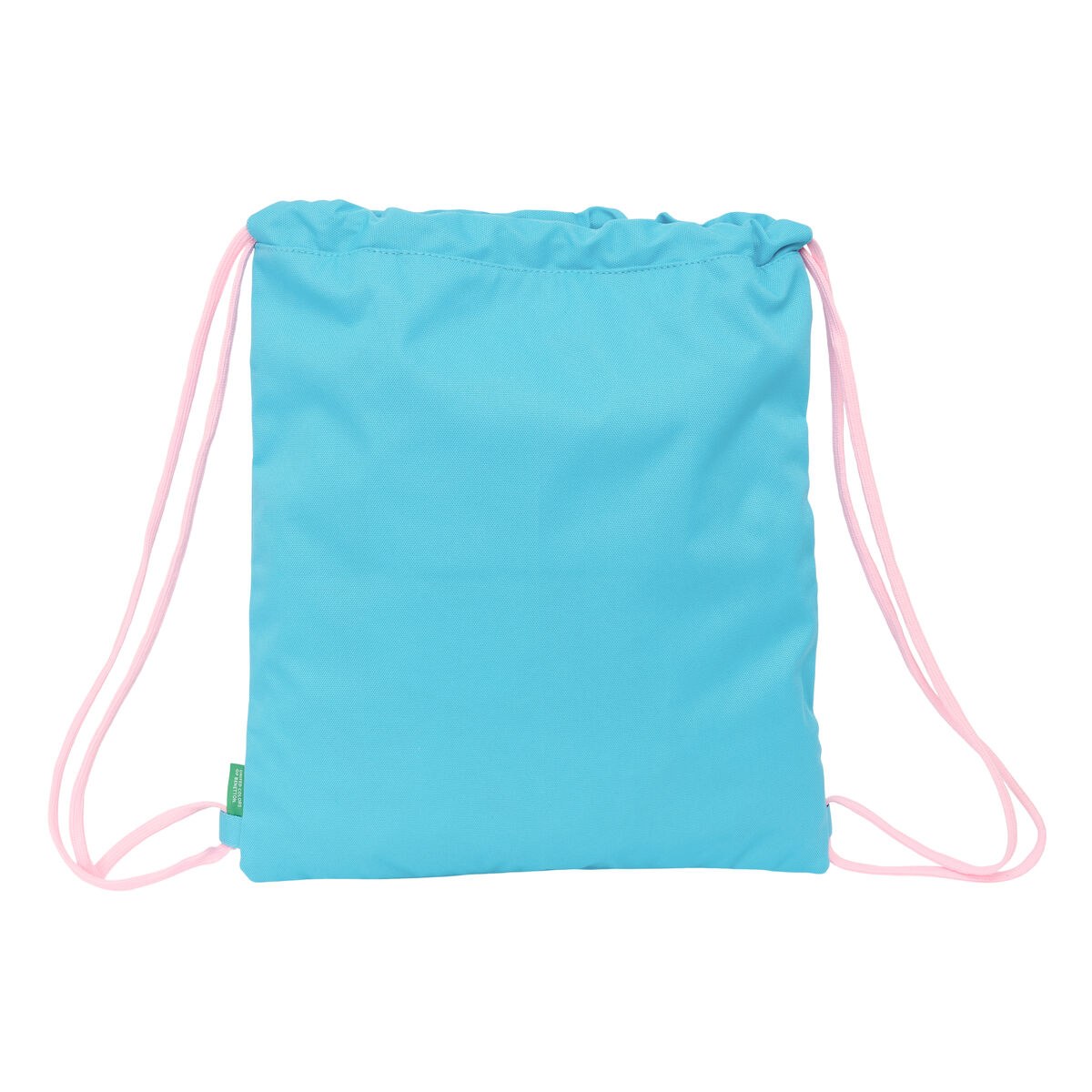 Backpack with Strings Unique Pink Turquoise 35 x 40 x 1 cm